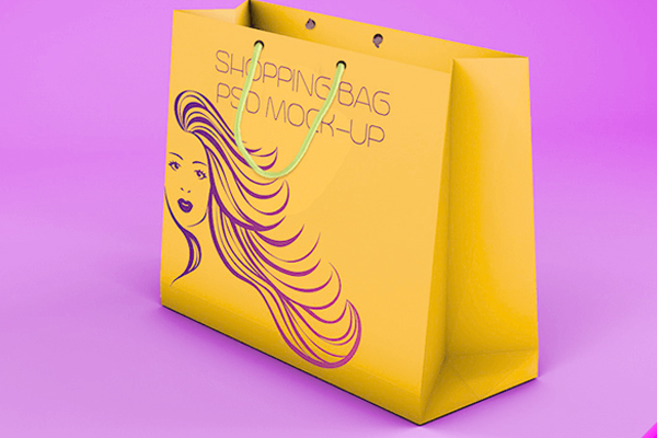 Best Free Shopping Bag Mockup In PSD Template
