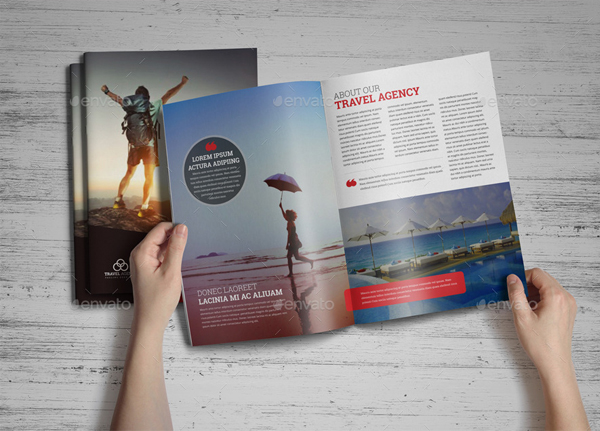 Bifold Travel Agency Brochure Design