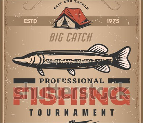 Big Fishing Tournament Flyer