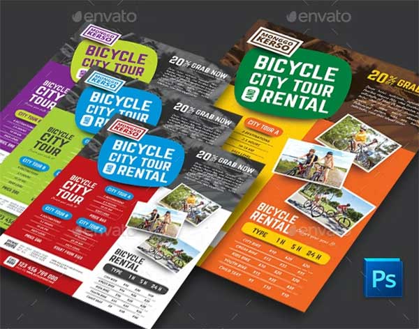 Bike City Tour and Rental Flyer