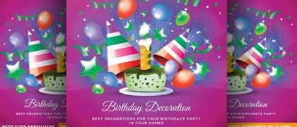 Birthday Event Flyer and Banner Template