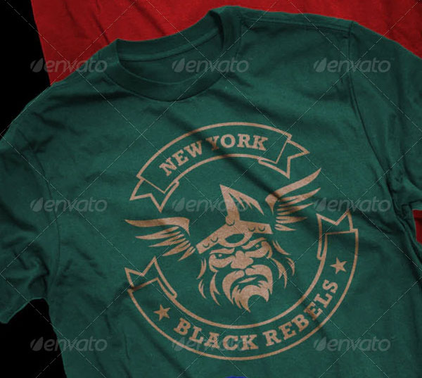 Black Rebels Tshirt Mockup