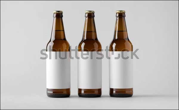 Blank Beer Bottle Mockups