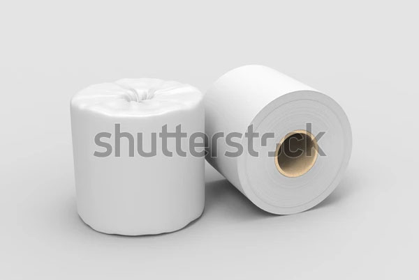 Blank Toilet Paper Mockup