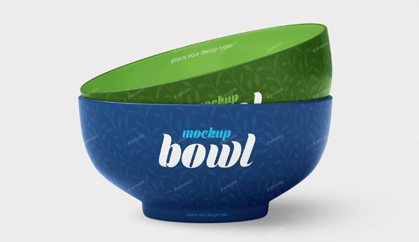 Bowl Editable Mockup Set