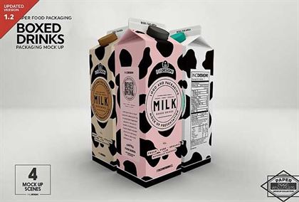 Download 31 Milk Packaging Mockups Free Premium Psd Mockup Templates