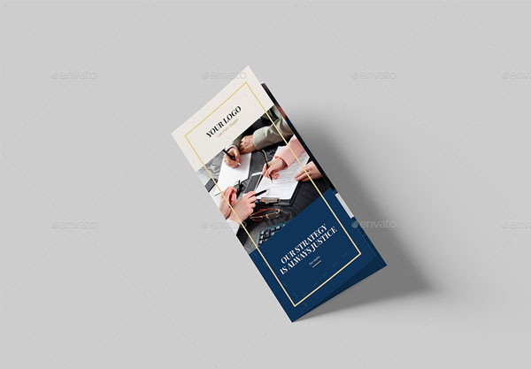 Bi-Fold DL Brochure – Law Firm Template