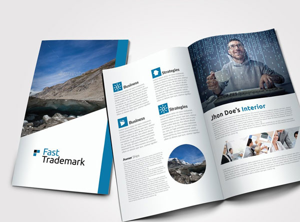 Business Adviser Bi Fold Brochure Template