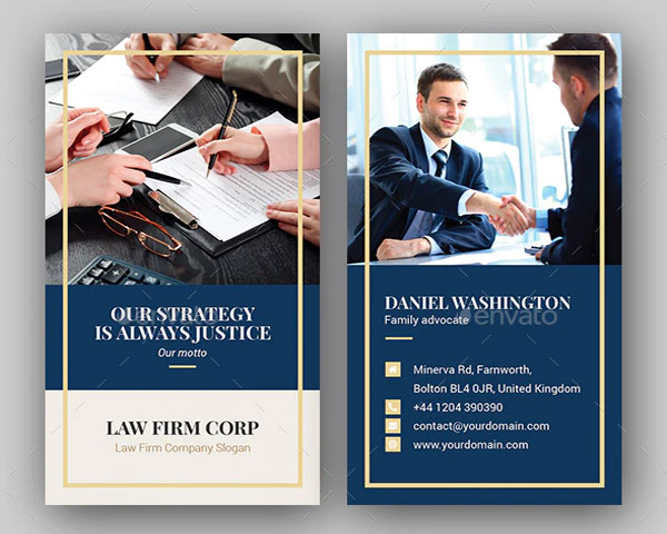Business Card – Law Firm Vertical