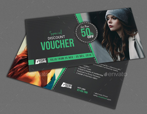 Business Special Discount Gift Voucher Template