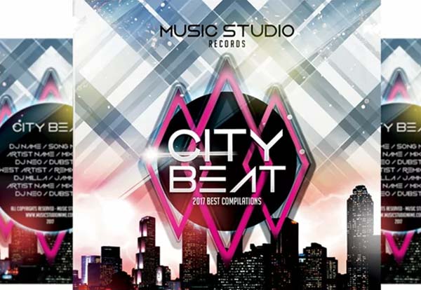 CD Cover Photoshop Template