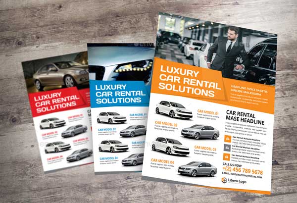 Car Rental Company - Trifold Brochure
