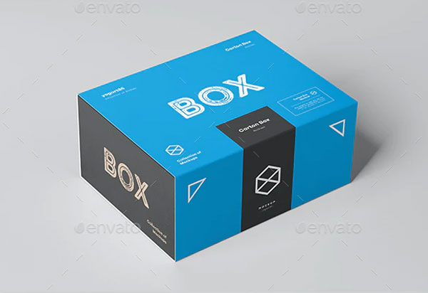 Carton Box Mock-up Wrapper