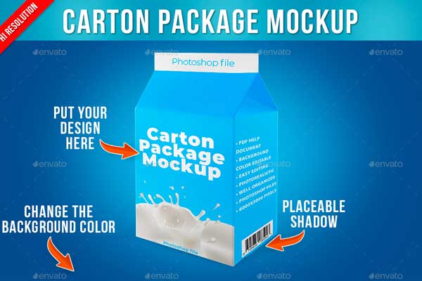 Carton Package Mockups