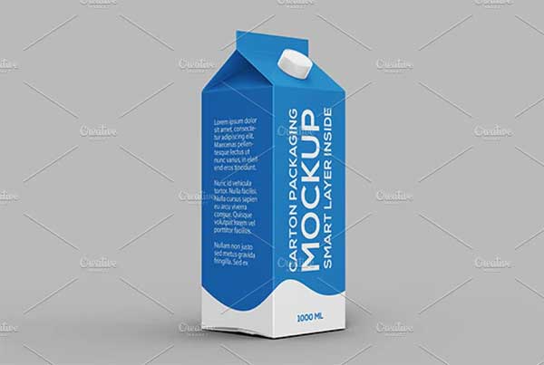 Carton Packaging Mockup Design