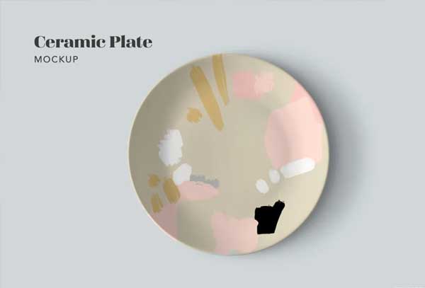 Ceramic Plate Mockup Design