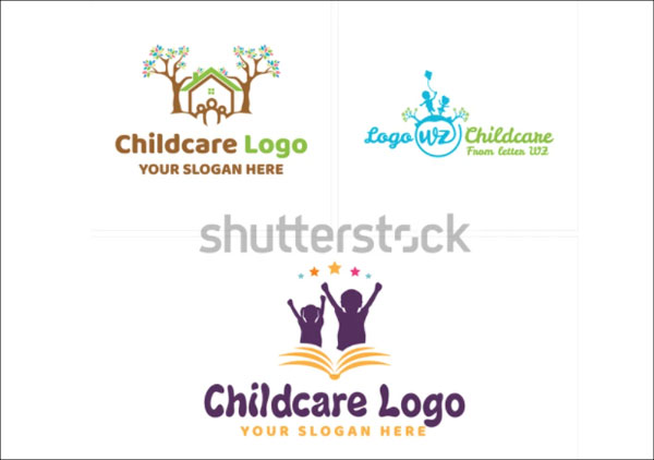 Childcare Logo Design with Kids