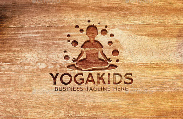 Childcare Yoga Logo Templates