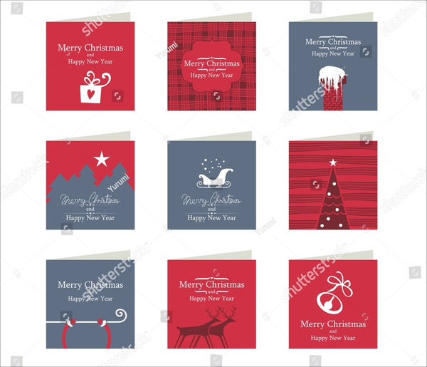 Christmas Theme Mini Cards