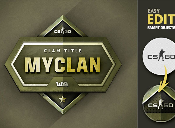 Clan Gaming Logo Template