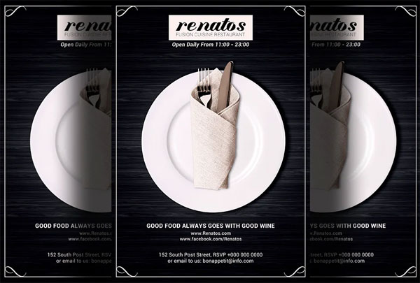 Classy Restaurant Cleaning Flyer Template