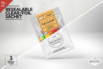 Download Foil Pouch Packaging Mockup Free Download PSD Mockup Templates
