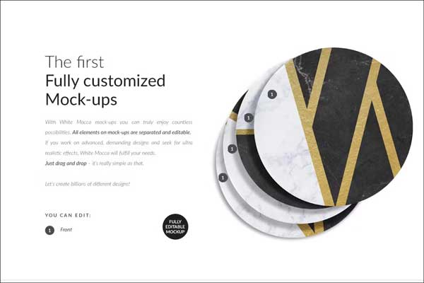 Coasters Mock-ups Generator