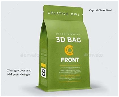 Coffee & Flour Paper Bag Mockup