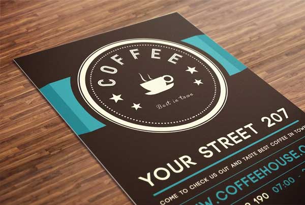 Coffee House Flyer PSD Template