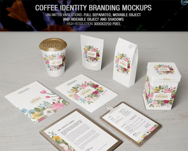 Coffee Identity Branding Mockups