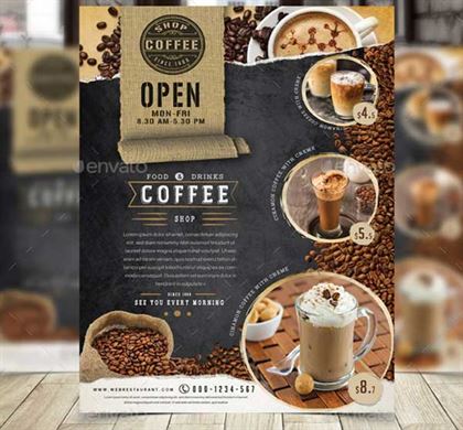 Coffee Shop Flyer Templates