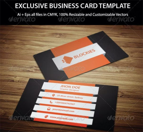 Colors Exclusive Business Card Design Template