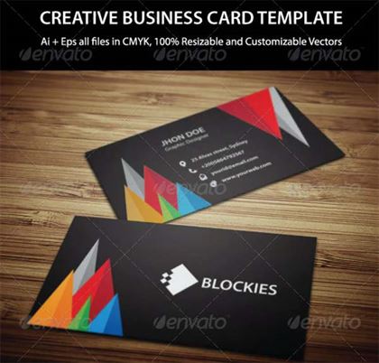 Colors Exclusive Business Card Design