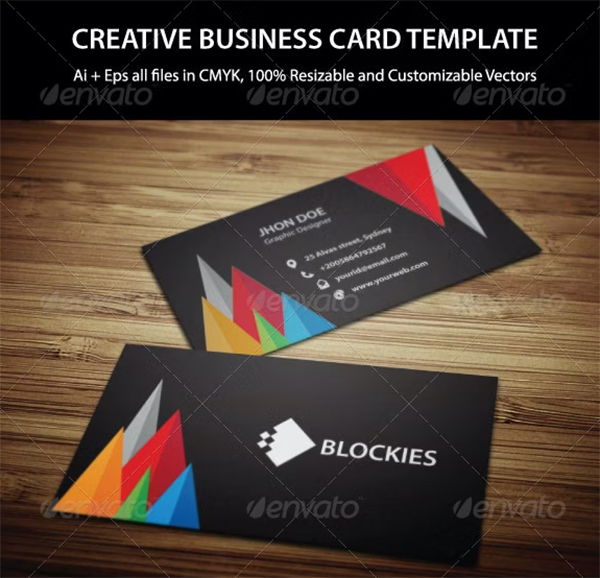 Colors Exclusive Business Card Design