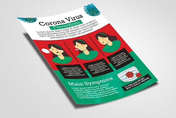 Corona Virus Preventions Flyer