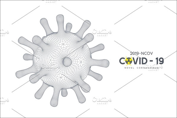 Coronavirus, Covid-19 3D