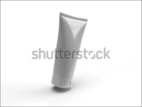 Cosmetic Tube Bottle 3D Illustration
