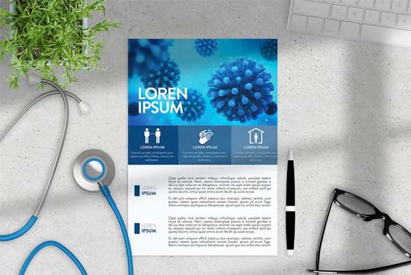 Covid Flyer Layout Template