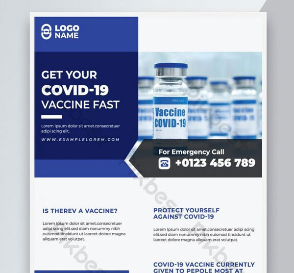 Covid-19 Corona Virus Vaccination Program Flyer Design