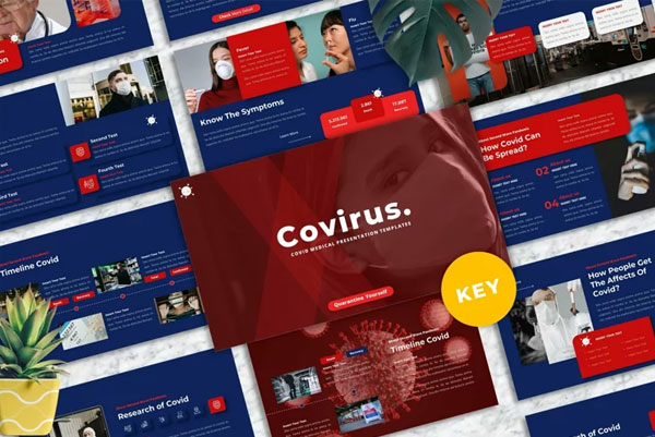 Covirus - Covid Medical Keynote Template