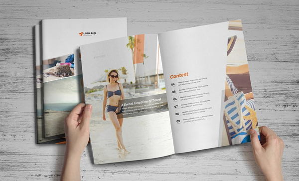 Creative & Modern Holiday Travel Brochure Design