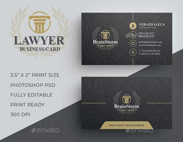 Creative Lawyer Business Card Bundle