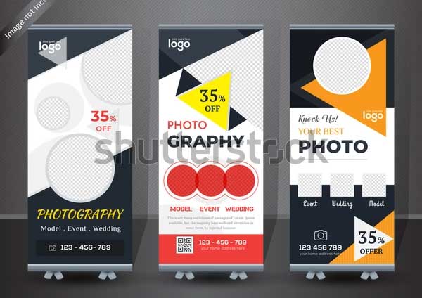 Creative Photography Roll-up Banner Design