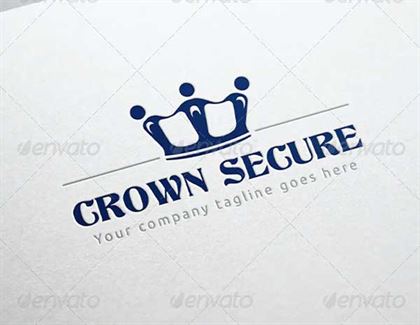 Crown Secure Logo Templates