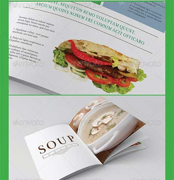 Customizable Food Magazine Template