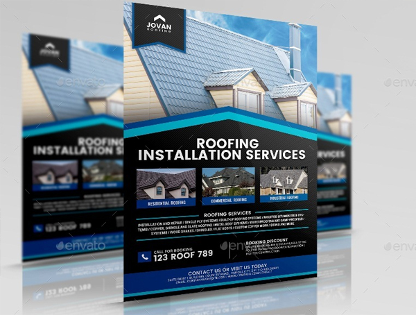 Customizable Roofing Flyer Template