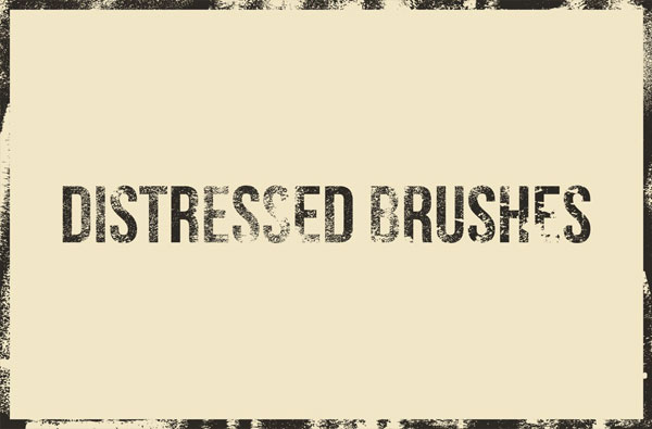 Distressed Photoshop Brushes Pack