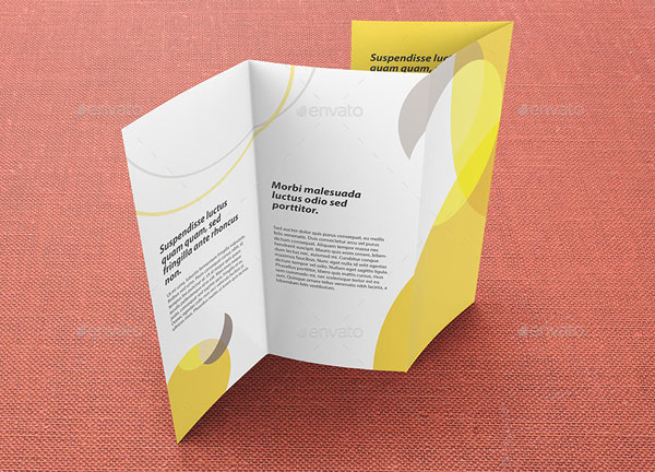 Double Parallel Fold Flyer Mockups