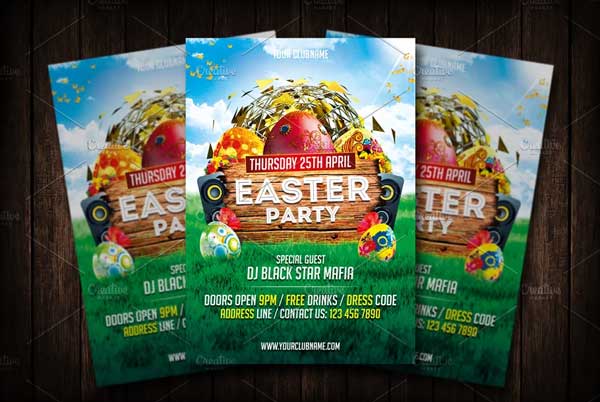Download Easter Party Flyer Template