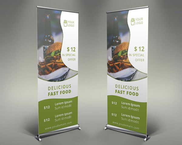 Download Fast Food - Roll Up Banner 